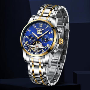 Reloj de Hombre RUIXINE R836 2024 de Lujo con Correa de Acero Inoxidable, Mecánico Automático, Resistente al Agua 3BAR, Esfera de 41.5mm, Logotipo Personalizado - Product Image 6