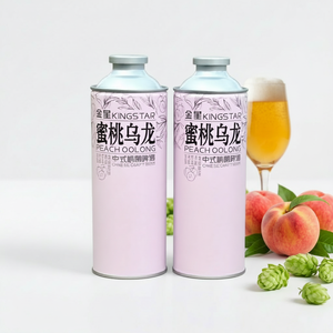 Kingstar Peach Oolong Tea Ale 1L Craft <strong>Beer</strong> 4.1% ABV Herb Spice Variety Refined Alcohol Malt Fermented Beverage China Perfect - Product Image 2