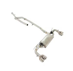 Scarico Catback in Acciaio Inox con Valvola per F06 640i 650i, Doppio Silenziatore e Quattro Terminali Cromati - Product Image 2
