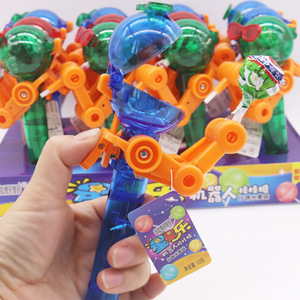 Creativo comer piruleta caramelo Robot divertido <span class=keywords><strong>truco</strong></span> regalo juguete - Product Image 2