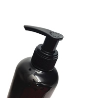 Fournisseur ODM Usine RUIPACK Bouteille en plastique personnalisée 250ml 300ml Couleur ambre Bouteille de lotion cosmétique avec pompe Fabricant de bouteilles en PET / vente en gros