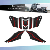 DF MOTO Premium Yamaha XMAX300 2023 Accessoires Moto Protection Antidérapante en Caoutchouc pour Réservoir de Carburant Décalque pour Rétrofit/Amélioration