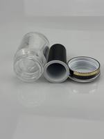 Pot à pilules en acrylique double couche de qualité alimentaire, flacon haut de gamme pour compléments alimentaires, taille personnalisée pour poudre d'herbes et vitamines