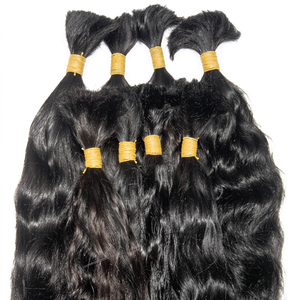 Cabello Virgen Remy 100% Sin Procesar, Cabello Indio de Tamil Nadu, 100g, Trama Doble a Máquina - Product Image 1