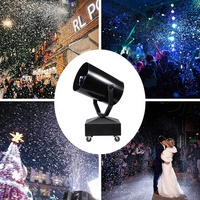 Machine à neige artificielle GEVV 3000W à commande manuelle et télécommandée, pour événements extérieurs, festivals et fêtes