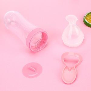 <span class=keywords><strong>Biberon</strong></span> Cuillère et Bol en Silicone pour Céréales de Riz et Aliments Complémentaires pour Bébé, Conception à Pression pour l'Alimentation Solide des Bébés - Product Image 2