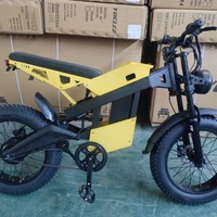 Vélo électrique 20x40 à pneus larges, batterie lithium V8T2520, assistance électrique, prêt pour la neige, nouvelle énergie, longue autonomie, suspension avant