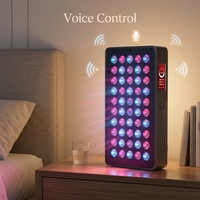 Panneau de luminothérapie infrarouge à commande vocale, 9 longueurs d'onde, lumière bleue et rouge