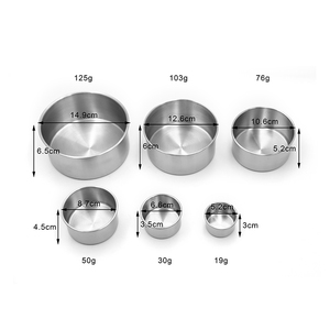 Tazón de Salsa de Acero Inoxidable 304, Recipiente para Condimentos de Metal Pulido para <span class=keywords><strong>Sushi</strong></span>, Aderezos para Ensaladas, Salsas de Soya, para Cocina - Product Image 2