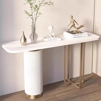 Table de console carrée en panneau de bois moderne faite à la main pour la maison hôtel salon salle à manger chambre entrée couloir pour la décoration de bureau à domicile