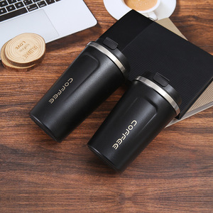 304 Stainless Steel Second Gen Coffee Cup Portable Office <b>Tea</b> Mug Vacuum Insulated <b>Thermos</b> Business Gift Advertising Cup - Product Image 4