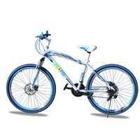 Vélo VTT Classique pour Adultes, Frein à Disque Hydraulique, Cadre Carbone, 24 Vitesses, 26 Pouces