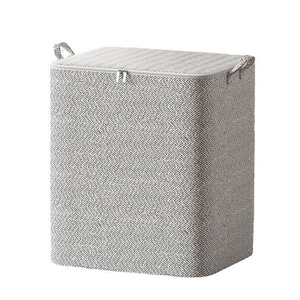 Sac de rangement transfrontalier pour vêtements et couettes, en tissu non tissé, grande capacité, style japonais, forme cube, sac de déménagement pour chambre à coucher - Product Image 2