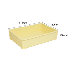 صواني عجين البيتزا البلاستيكية الصالحة للطعام، صندوق تخمير عجين الخبز والبيتزا مع غطاء، حاوية لتخزين العجين - Product Image 2