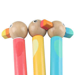 Оптовая продажа, высокое качество, новый дизайн, деревянные игрушки-животные, попрыгающие игрушки, попрыгающие весенние игрушки для детей - Product Image 3