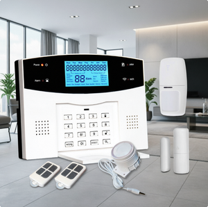 Système d'alarme <span class=keywords><strong>de</strong></span> sécurité domestique sans fil WIFI GSM Wale Tuya avec détecteur <span class=keywords><strong>de</strong></span> <span class=keywords><strong>mouvement</strong></span>, contrôle par application, compatible Alexa Google - Product Image 1