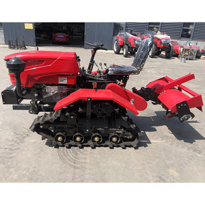 Peralatan Pertanian Kecil Cina 25hp 35hp Crawler Rotary Tiller Pengolah Tanah Mini Traktor Crawler 50 hp 60hp - Product Image 6