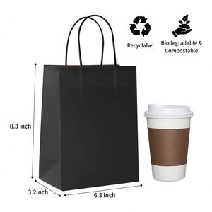 Sacs en papier kraft épais pour cadeaux, fêtes d'anniversaire, événements, vente au détail, artisanat, plats à emporter, emballage pour magasins et entreprises - Product Image 2