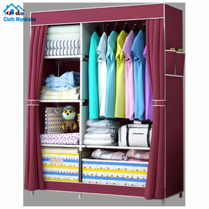 16 Cubes Purple Color Armoire <strong>Wardrobe</strong> Foldable <strong>Wardrobe</strong> <strong>Rack</strong> - Product Image 6