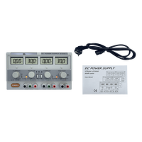 Alimentation électrique analogique linéaire DC HY3003D-3 30V/3A à trois canaux, alimentation de banc à tension et courant variables