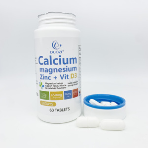 OEM duozi özel logo kemik gücü çiğneme tablet kalsiyum <span class=keywords><strong>d</strong></span> vitamini gıda takviyesi kalsiyum magnezyum çinko vitamini D3 tabletler