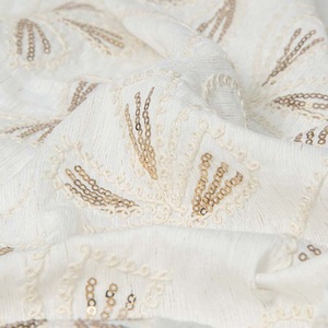 High Quality Beaded Tulle Lace French Embroidery <strong>Net</strong> Lace Shiny Sequins Beads Lace Fabric for Evening Dress - Product Image 2