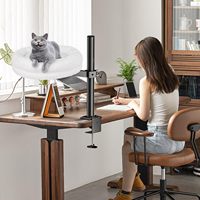 ZMaker Neues Katzen bett für Schreibtisch Komfortables Desktop-Haustier bett für das Home Office Drehbarer Schreibtisch Katzen barsch