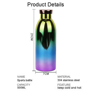 Topnovo Custom Wholesale Sport <b>Bottle</b> Insulated Kids 18/8 Stainless Steel Galvanise <b>Water</b> <b>Bottle</b> With Lid - Product Image 4