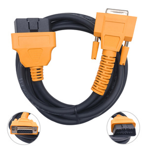 Cable adaptador de 15 pines DB hembra a 16 pines OBD macho, conector de diagnóstico automotriz naranja - Product Image 4