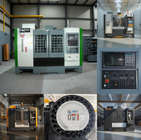 Machine de fraisage verticale CNC 3 axes de haute précision série VMC1160 avec système de commande Fanuc, broche simple BT40 Tongbang