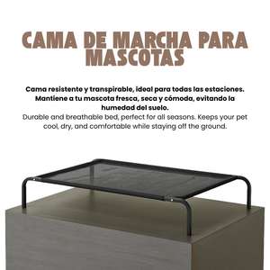 Cuccia rialzata Yommy per cani di taglia grande, media e piccola, per uso interno ed esterno - Product Image 6