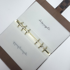 Custom A5 A6 A7 portatile con carattere corsivo aperto custodia per raccoglitore risparmio per le vacanze - Product Image 3