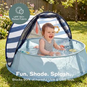 Babymoov Aquani Tente Pop-up 3-en-1 et <span class=keywords><strong>Piscine</strong></span> pour Enfants avec Aire de Jeu, Tente d'Été Thème Marin, Taille Unique - Product Image 2