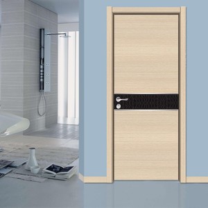 Excellente isolation bricolage Art abstrait épaisseur de la salle d'utilité en bois portes en bois pare-balles personnalisées - Product Image 6