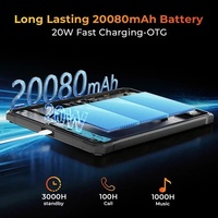 Tablette robuste HOTWAV R9 Pro Max 5G 11 pouces 1024x576 120Hz Batterie 20080mAh Android 16 8Go 256Go avec stylet Nouveau
