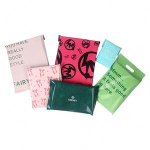 Cheap Strong Eco-Friendly Poly <b>Mailers</b> White Purple Plastic Express Courier Mailing Bags with Protection Online Postage Shop - Product Image 1