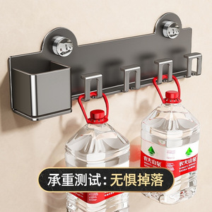 Toothbrush Holder Wall Mounted Suction Cup Storage Rack With Cups And Box For Bathroom Sink Shelf - Product Image 4
