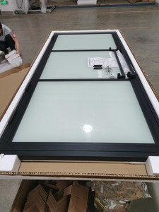 Steel Framed Internal <strong>Doors</strong> Modern Design Style Black Metal Glass for Bedroom Application - Product Image 6