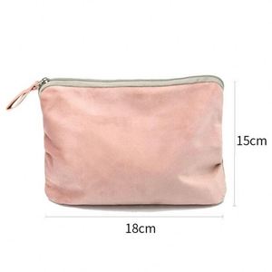 Promotional Cotton Canvas Reusable Make up Cosmetic Bags Custom Logo Print Washable Zipper Makeup Pouch With Personal Logo - Product Image 6
