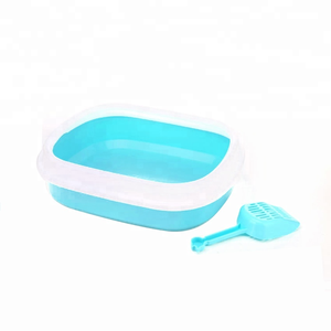 Arenero Inteligente de Plástico para Gatos de 55x43x18.5cm con Diseño de Fácil Limpieza, Sin Polvo, Gran Capacidad, Inodoro Cómodo para Mascotas - Product Image 1