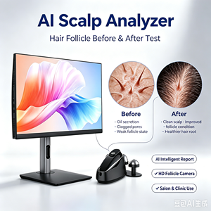 Nuevo Analizador de Cabello y Cuero Cabelludo con IA HD de 23.8 Pulgadas, Aumento de 200x, Sistema de Diagnóstico USB de Escritorio, Enchufe AU, Uso Doméstico y <span class=keywords><strong>Comercial</strong></span>, Llegada en 2026 - Product Image 6