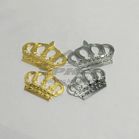 Autocollant de badge d'emblème de coffre de voiture en métal 3D de luxe argent or, logo de couronne VIP, pour la décoration de voiture, moto, vélo