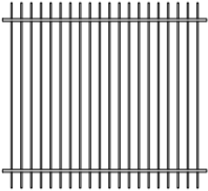 Cercado para Piscina de Aluminio, Sistema de Cerca de Hierro Forjado para Exteriores, Varilla Superior Extendida, Varilla Inferior Extendida, Panel de Hierro para Cerca Superior - Product Image 5