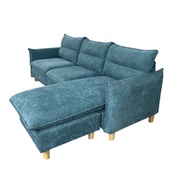 Canapé-lit futon chic nordique haut de gamme de luxe, pliable, avec structure métallique moderne et fonction de rangement, pour la vente en gros