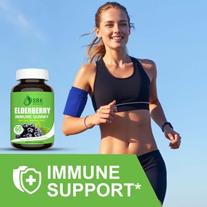 Gomitas Inmunitarias de Saúco con Zinc y Vitaminas C y D3, MOQ Bajo, Apoyo Inmunitario, Promueve Antioxidantes, Apoyo para la Piel y el Cabello - Product Image 3