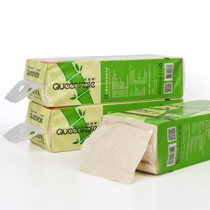 Pañuelos faciales colgantes de gran venta, 4-5 capas de pulpa de bambú original, al por mayor, pañuelos faciales suaves, fabricante - Product Image 4