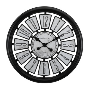 นาฬิกาแขวนผนังเรนโบว์วินเทจขนาดใหญ่ ไร้เสียงรบกวน - Product Image 5