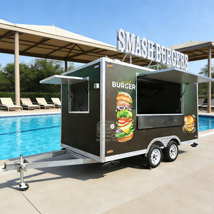 Carrito de Venta Móvil, Puesto Portátil, Quiosco, Remolque de Comida Rápida para Hot Dogs - Product Image 2