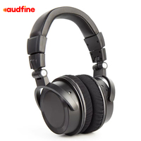Audfine DH7100 Headphone Monitor Profesional 50mm Neodymium Lipat dengan Respon Frekuensi Luas untuk Rekaman Studio