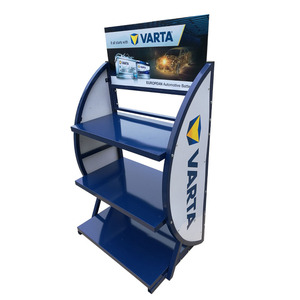 Bán Buôn 3 Tầng Kệ Kim Loại Hiển Thị Tầng Đứng Ô Tô Xe Pin Hiển Thị Kệ - Product Image 2